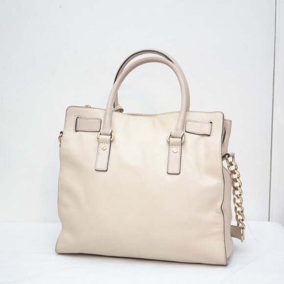 Michael Kors Hamilton Leather Large Tote Pre Owned - Picture 4 of 6